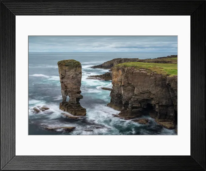 Framed Print : Yesnaby Castle sea stack on the wild west coast of Mainland, Orkney Islands, Scotland. Autumn (October) 2022 Framed Print : Yesnaby Castle sea stack on the wild west coast of Mainland, Orkney Islands, Scotland. Autumn (October) 2022