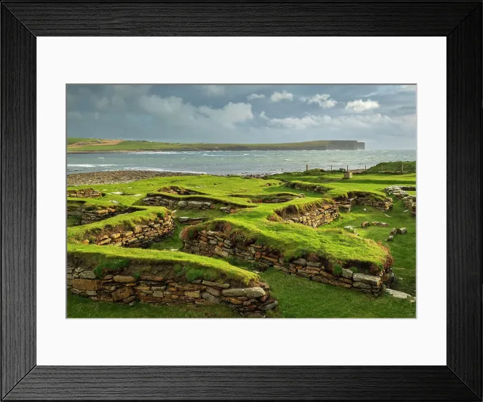 Framed Print : Remains of a Viking settlement on the Brough of Birsay, Orkney Islands, Scotland. Autumn (September) 2022 Framed Print : Remains of a Viking settlement on the Brough of Birsay, Orkney Islands, Scotland. Autumn (September) 2022