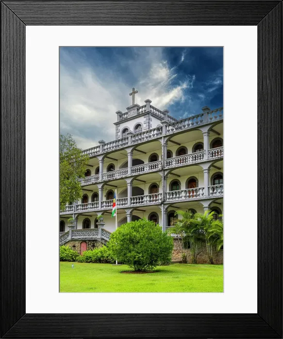 Framed Print : State House, Victoria, Mahe, Seychelles Framed Print : State House, Victoria, Mahe, Seychelles