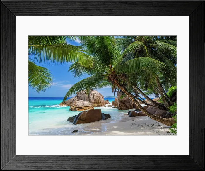 Framed Print : Anse Pate, La Digue, Seychelles Framed Print : Anse Pate, La Digue, Seychelles