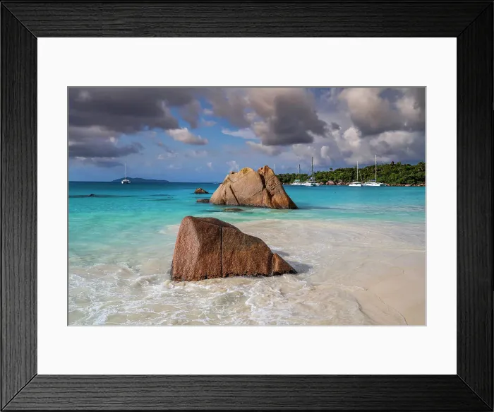 Framed Print : Anse Lazio, Praslin, Seychelles Framed Print : Anse Lazio, Praslin, Seychelles