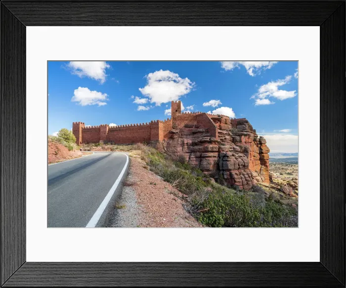 Framed Print : Castle of Peracense, Aragon, Spain Framed Print : Castle of Peracense, Aragon, Spain