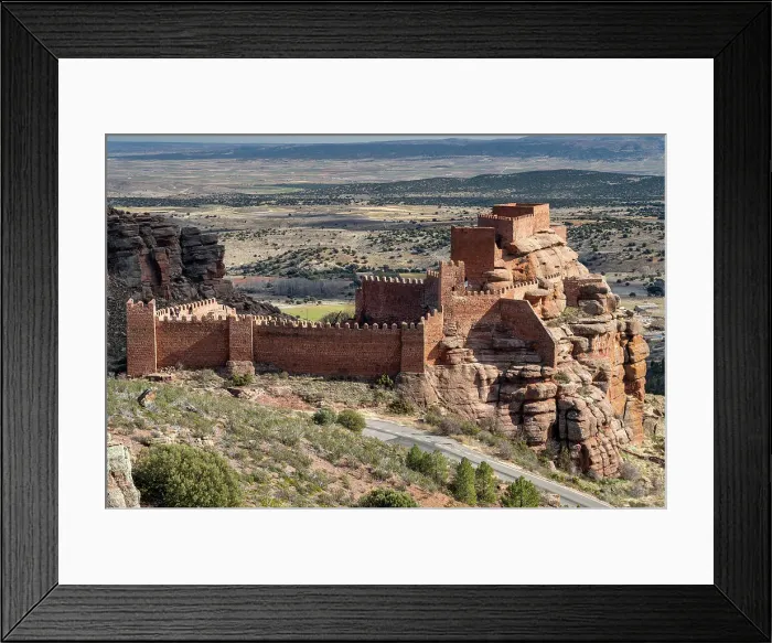 Framed Print : Castle of Peracense, Aragon, Spain Framed Print : Castle of Peracense, Aragon, Spain