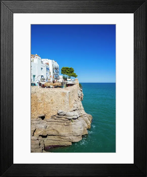 Framed Print : Peniscola, Valencian Community, Spain Framed Print : Peniscola, Valencian Community, Spain