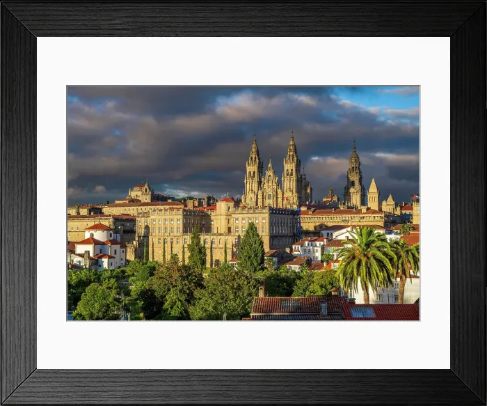 Framed Print : Santiago de Compostela, Galicia, Spain
