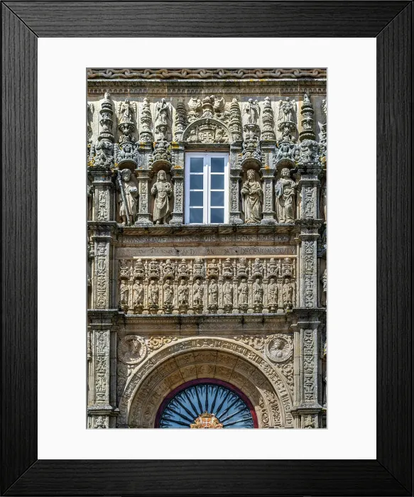Framed Print : Facade of the Hostal dos Reis Catolicos, one of the oldest continuously operating hotels in the world, Santiago de Compostela, Galicia, Spain Framed Print : Facade of the Hostal dos Reis Catolicos, one of the oldest continuously operating hotels in the world, Santiago de Compostela, Galicia, Spain
