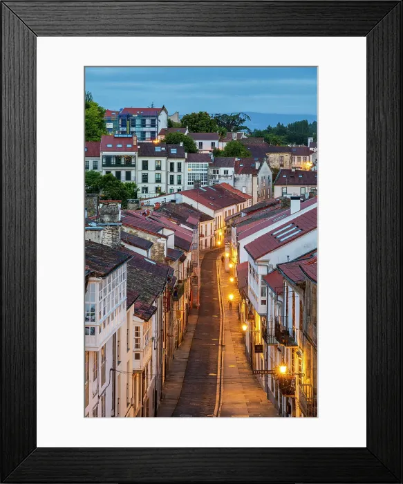 Framed Print : Old town, Santiago de Compostela, Galicia, Spain Framed Print : Old town, Santiago de Compostela, Galicia, Spain