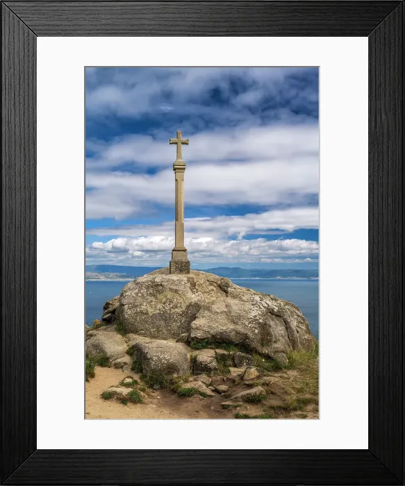 Framed Print : Cape Finisterre (Cabo Fisterra), Galicia, Spain