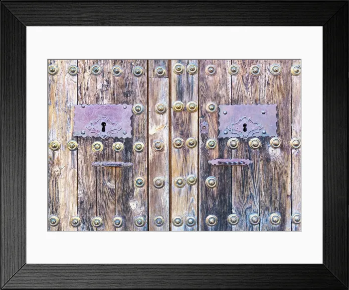 Framed Print : Details of the old door in the Old Town of Caceres, Extremadura, Spain Framed Print : Details of the old door in the Old Town of Caceres, Extremadura, Spain