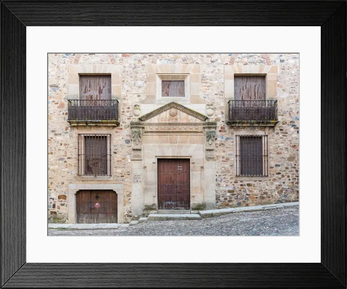 Framed Print : The Old Town of Caceres, Extremadura, Spain