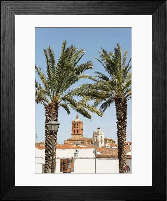 Framed Print : View towards Iglesia de la Candelaria (Church of la Candelaria), Zafra, Extremadura, Badajoz, Spain Framed Print : View towards Iglesia de la Candelaria (Church of la Candelaria), Zafra, Extremadura, Badajoz, Spain
