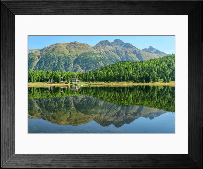 Framed Print : Switzerland, Graubunden, Engadin, St.Moritz, Lake Staz Framed Print : Switzerland, Graubunden, Engadin, St.Moritz, Lake Staz