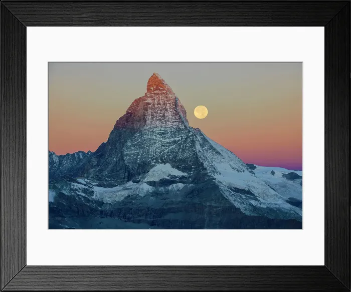 Framed Print : Switzerland, Valais, Zermatt, Gornergrat, Matterhorn Framed Print : Switzerland, Valais, Zermatt, Gornergrat, Matterhorn