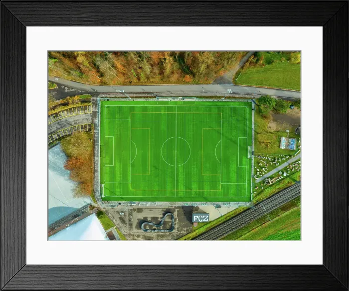 Framed Print : Aerial view of playground at Zurich Affoltern the city of Zurich, Switzerland Framed Print : Aerial view of playground at Zurich Affoltern the city of Zurich, Switzerland