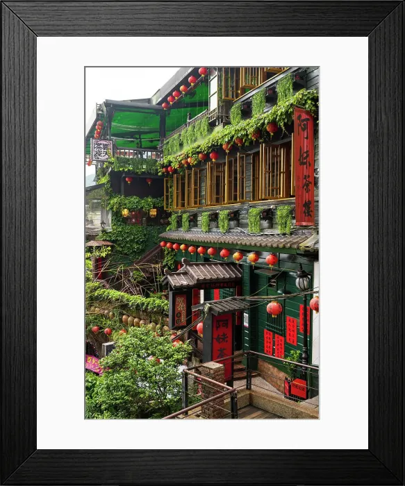 Framed Print : Amei Teahouse, Jioufen, Taiwan Framed Print : Amei Teahouse, Jioufen, Taiwan