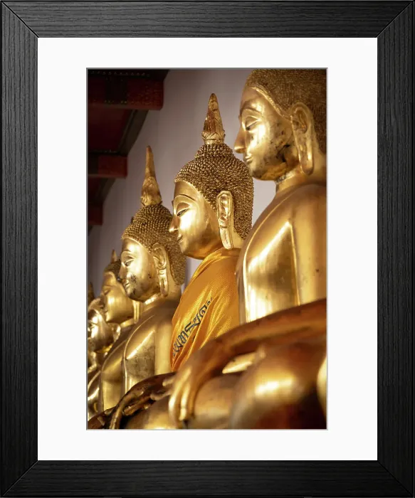 Framed Print : Buddha statues, Wat Pho, Phra Nakhon District, Bangkok, Thailand Framed Print : Buddha statues, Wat Pho, Phra Nakhon District, Bangkok, Thailand