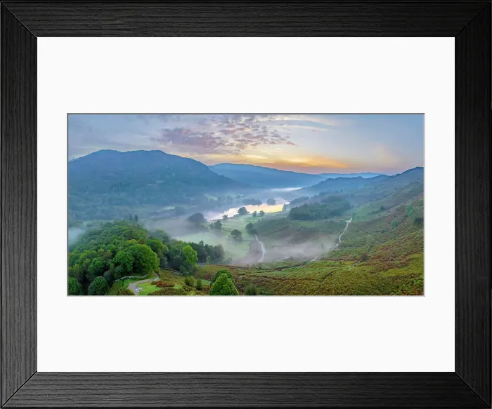 Framed Print : UK, England, Cumbria, Lake District, Lake District National Park, Rydal Water Framed Print : UK, England, Cumbria, Lake District, Lake District National Park, Rydal Water