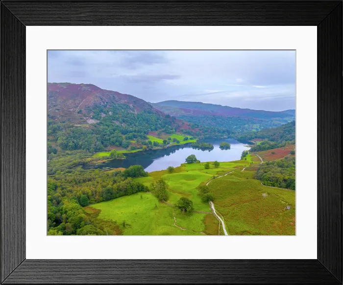 Framed Print : UK, England, Cumbria, Lake District, Lake District National Park, Rydal Water Framed Print : UK, England, Cumbria, Lake District, Lake District National Park, Rydal Water