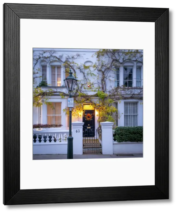Framed Print : Georgian house, Kensington, London, England, UK