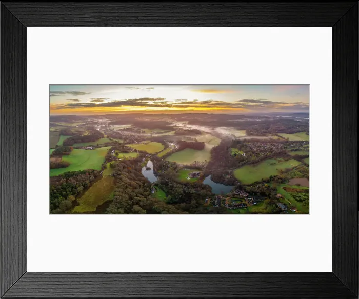 Framed Print : Albury and the North Downs, Surrey, England, UK Framed Print : Albury and the North Downs, Surrey, England, UK