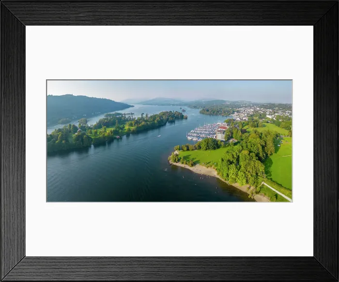 Framed Print : UK, England, Cumbria, Lake District, Lake District National Park, Lake Windermere, Bowness-on-Windermere, Cockshott Point, Belle Isle and Aquatic Quays Marina Framed Print : UK, England, Cumbria, Lake District, Lake District National Park, Lake Windermere, Bowness-on-Windermere, Cockshott Point, Belle Isle and Aquatic Quays Marina