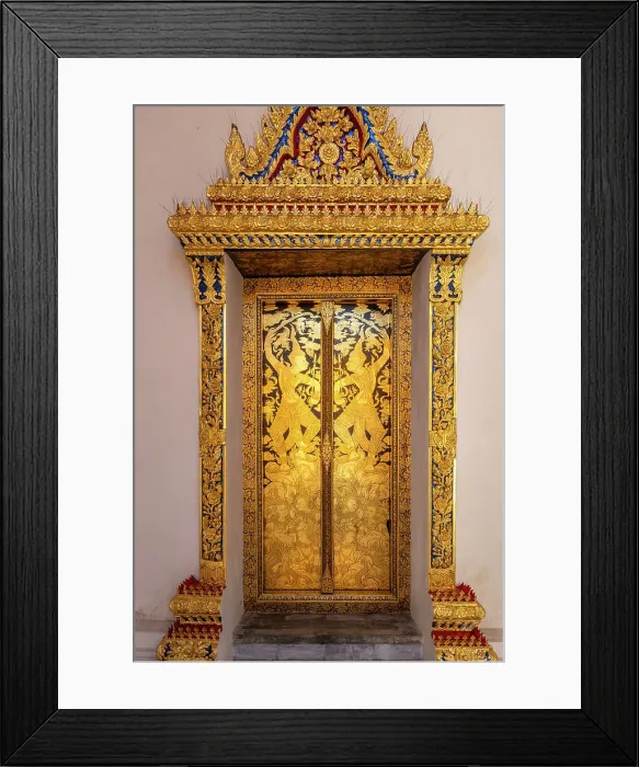 Framed Print : Ornate door, Wat Pho, Phra Nakhon District, Bangkok, Thailand Framed Print : Ornate door, Wat Pho, Phra Nakhon District, Bangkok, Thailand