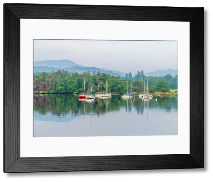 Framed Print : UK, England, Cumbria, Lake District, Lake District National Park, Lake Windermere at Waterhead, Ambleside Framed Print : UK, England, Cumbria, Lake District, Lake District National Park, Lake Windermere at Waterhead, Ambleside