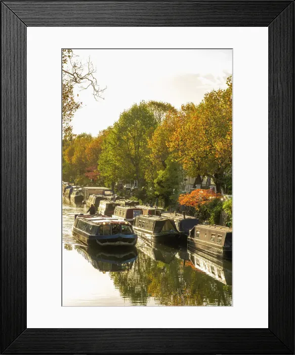 Framed Print : Regent's Canal, Little Venice, Maida Vale, London, England, UK Framed Print : Regent's Canal, Little Venice, Maida Vale, London, England, UK