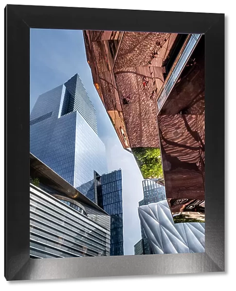 USA, New York, NYC, new Hudson Yards development, The Vessel by British architect Thomas Heatherwick