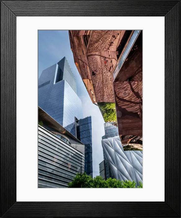 Framed Print : USA, New York, NYC, new Hudson Yards development, The Vessel by British architect Thomas Heatherwick