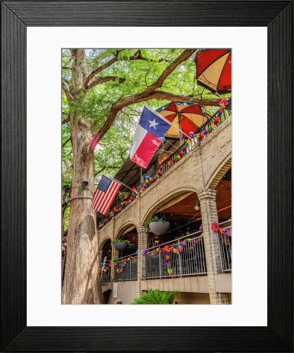 Framed Print : River Walk, San Antonio, Texas, United States, North America