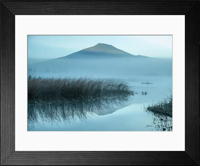 Framed Print : USA, Pacific Northwest, Oregon, Central, Deschutes National Forest, Hosmer Lake, dawn with mount Bachelor Framed Print : USA, Pacific Northwest, Oregon, Central, Deschutes National Forest, Hosmer Lake, dawn with mount Bachelor