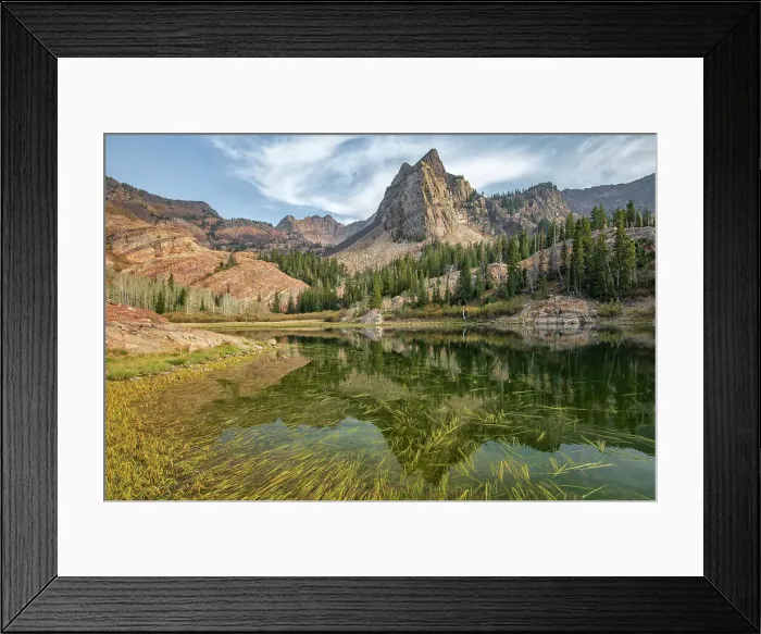 Framed Print : USA, Utah, Wasatch Mountains, Uinta-Wasatch-Cache National Forest, Twin Peaks Wilderness, Lake Blanche, Sundial Peak Framed Print : USA, Utah, Wasatch Mountains, Uinta-Wasatch-Cache National Forest, Twin Peaks Wilderness, Lake Blanche, Sundial Peak