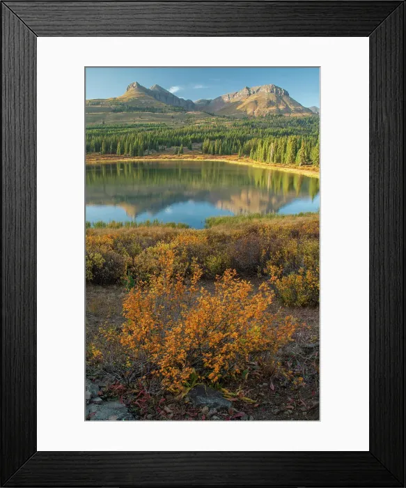 Framed Print : USA, Rocky Mountains, Colorado, San Juan National Forest, Little Molas lake Framed Print : USA, Rocky Mountains, Colorado, San Juan National Forest, Little Molas lake