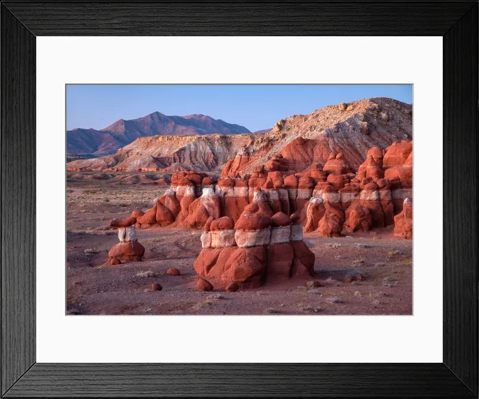 Framed Print : USA, Southwest, Colorado Plateau, Utah, Wayne County, Little Egypt