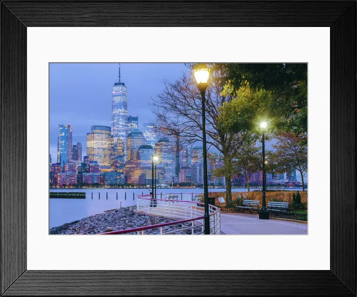 Framed Print : USA, New York City, World Trade Center & the Hudson river. Taken from Jersey City Framed Print : USA, New York City, World Trade Center & the Hudson river. Taken from Jersey City