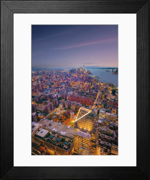 Framed Print : USA, New York City, elevated view of Lower Manhattan taken from the Edge viewing deck Framed Print : USA, New York City, elevated view of Lower Manhattan taken from the Edge viewing deck