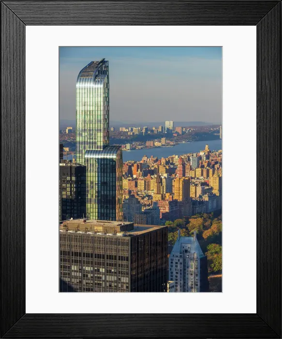 Framed Print : USA, New York City, elevated view of Manhattan and Central Park