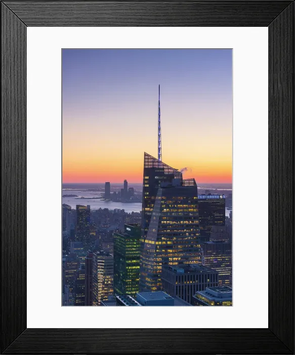 Framed Print : USA, New York City, elevated view of the Bank of America tower Framed Print : USA, New York City, elevated view of the Bank of America tower