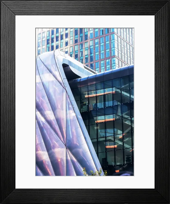 Framed Print : USA, New York City, detail of the Shed Building in Hudson Yards in New York