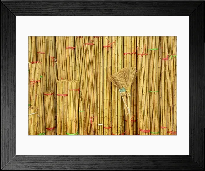 Framed Print : bamboo for sale in the Old Town, Hanoi, Vietnam Framed Print : bamboo for sale in the Old Town, Hanoi, Vietnam