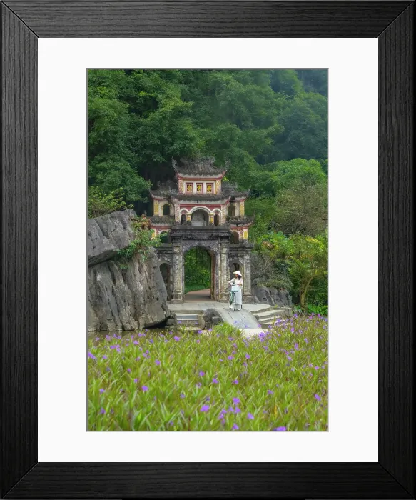 Framed Print : Bich Dong Pagoda, Tam Coc, Ninh Binh, Vietnam Framed Print : Bich Dong Pagoda, Tam Coc, Ninh Binh, Vietnam