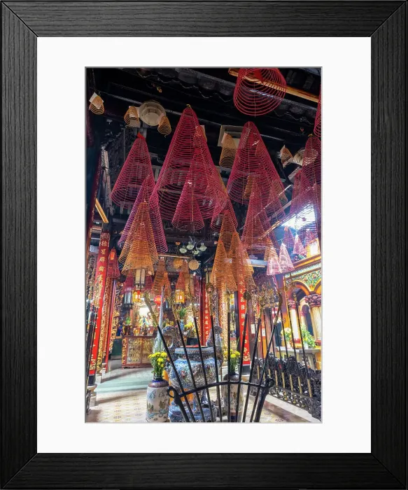 Framed Print : Phuoc An Hoi Quan Pagoda, Ho Chi Minh City (Saigon), Vietnam