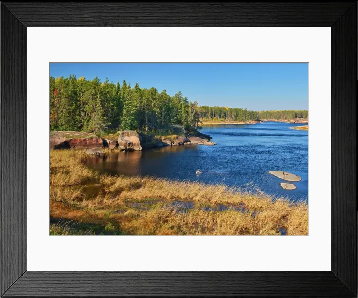 Framed Print : Autumn along the Bloodvein River Bloodvein First Nation, Manitoba, Canada Framed Print : Autumn along the Bloodvein River Bloodvein First Nation, Manitoba, Canada