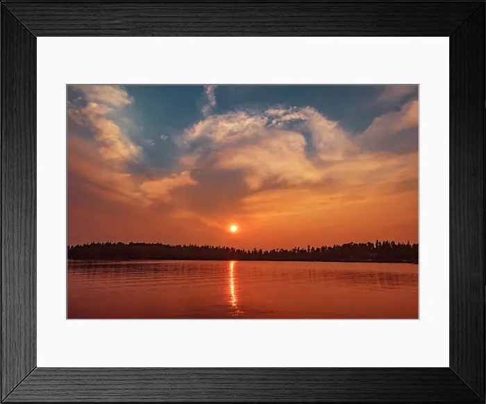 Framed Print : Sunset on Star Lake Whiteshell Provincial Park, Manitoba, Canada Framed Print : Sunset on Star Lake Whiteshell Provincial Park, Manitoba, Canada
