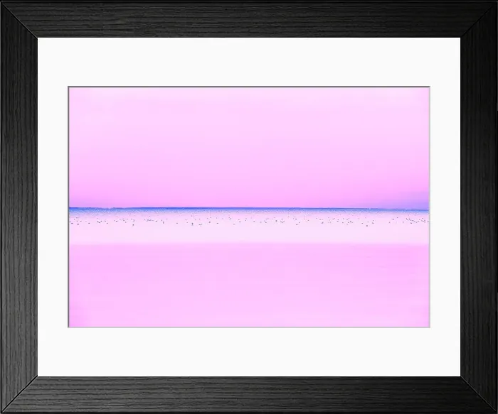 Framed Print : Lake Winnipeg at dusk. Matlock, Manitoba, Canada
