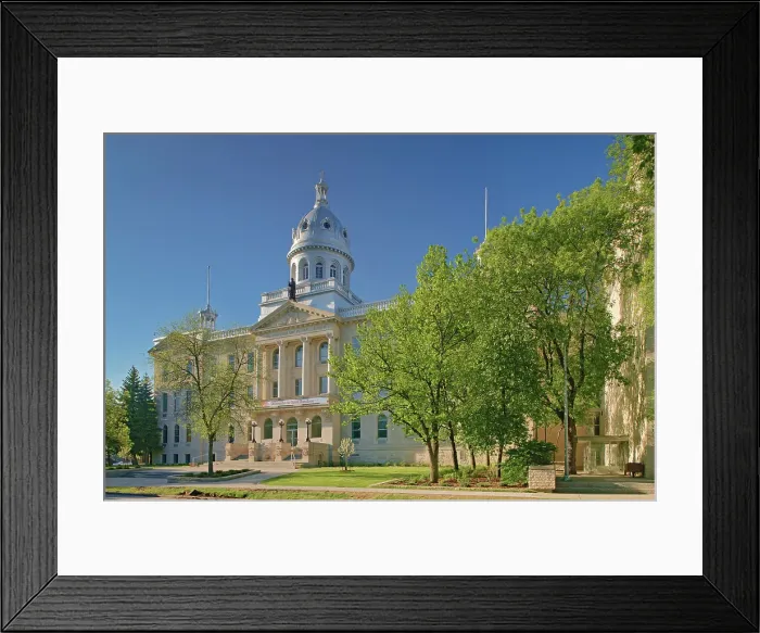 Framed Print : Universit√© de Saint-Boniface, Winnipeg, Manitoba, Canada