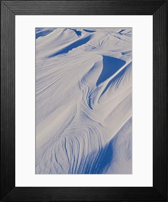 Framed Print : Abstract pattern of wind blown snow Grande Pointe, Manitoba, Canada Framed Print : Abstract pattern of wind blown snow Grande Pointe, Manitoba, Canada