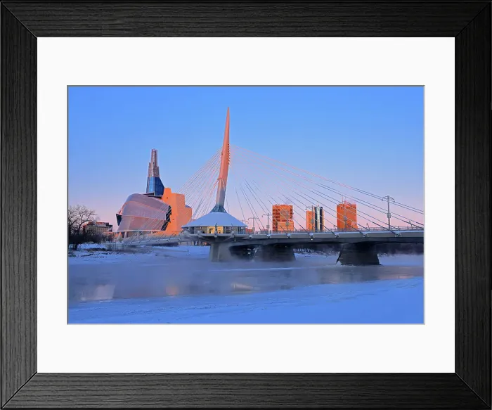 Framed Print : Canadian Museum for Human Rights (CMHR), Winnipeg, Manitoba, Canada