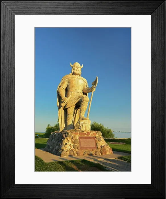 Framed Print : Viking Statue Gimli, Manitoba, Canada Framed Print : Viking Statue Gimli, Manitoba, Canada
